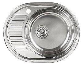 Мойка кухонная Kaiser KSS-5745 сталь/правая купить в интернет-магазине сантехники Sanbest