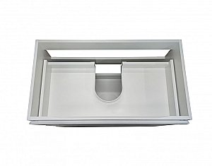 Тумба с раковиной Эстет Bali New 80 любой цвет тумбы и раковины с блестками под заказ для ванной в интернет-магазине Sanbest