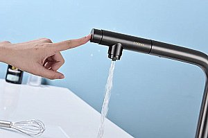 Смеситель для кухни Paulmark Urban Ur213104-BS брашированная сталь купить в интернет-магазине сантехники Sanbest