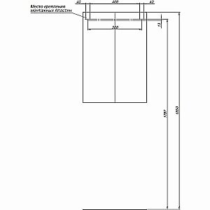Шкаф Aquanet Вега 60 329128 белый для ванной в интернет-магазине сантехники Sanbest