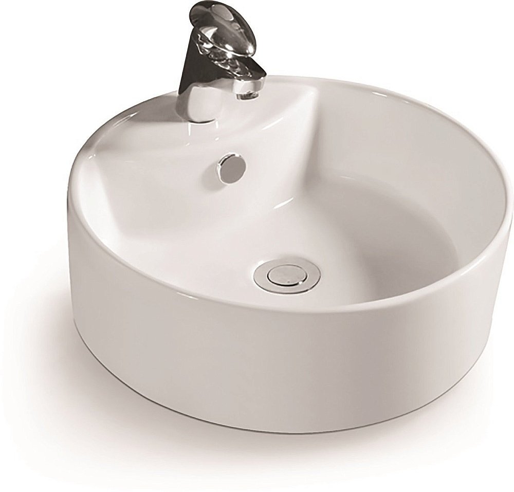 Раковина накладная SantiLine 46,5 SL-1069 белая купить в интернет-магазине Sanbest