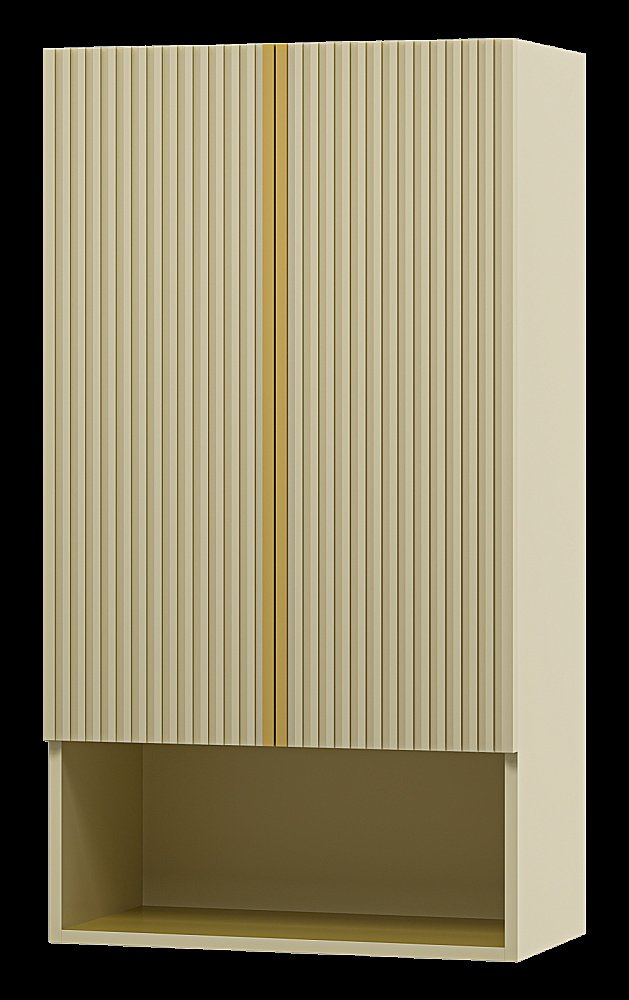 Шкаф подвесной Misty Vega 60 VEG-08060-031 кремовый для ванной в интернет-магазине сантехники Sanbest