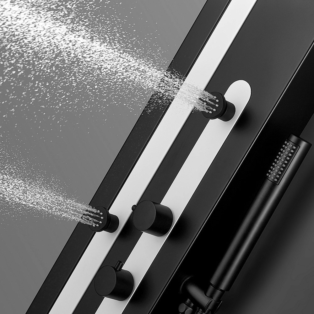 Душевая панель Black&White Gravity GR027 черная/белый купить в интернет-магазине сантехники Sanbest