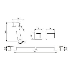 Гигиенический душ Timo SG-3054/03 купить в интернет-магазине сантехники Sanbest