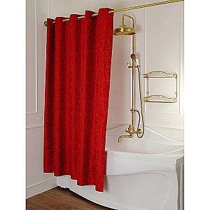 Шторка для ванной Migliore Барокко 25518 красная купить в интернет-магазине сантехники Sanbest