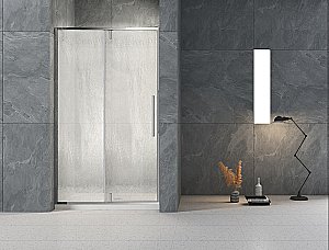 Душевая дверь Veconi Vianno VN34R-100-06-C7 100 стекло рифленое/профиль хром купить в интернет-магазине Sanbest