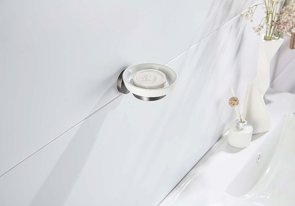 Мыльница Aquatek Бетта AQ4603BGM керамика/оружейная сталь купить в интернет-магазине сантехники Sanbest