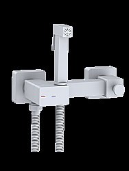 Гигиенический душ со смесителем WeltWasserHIGI Q02 WT белый матовый купить в интернет-магазине сантехники Sanbest