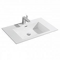 Раковина Vincea VCB-13800W белая купить в интернет-магазине сантехники Sanbest