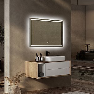 Зеркало ABBER See AG6116S 80x60 в ванную от интернет-магазине сантехники Sanbest