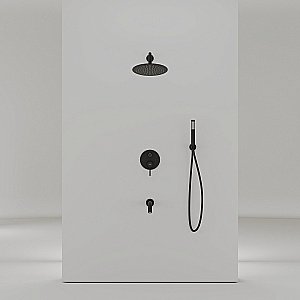 Душевая система Sancos Select SC3004MB черная матовая купить в интернет-магазине сантехники Sanbest