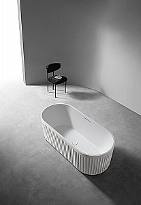 Ванна Abber Stuttgart 170x75 AM9925 белая матовая купить в интернет-магазине Sanbest