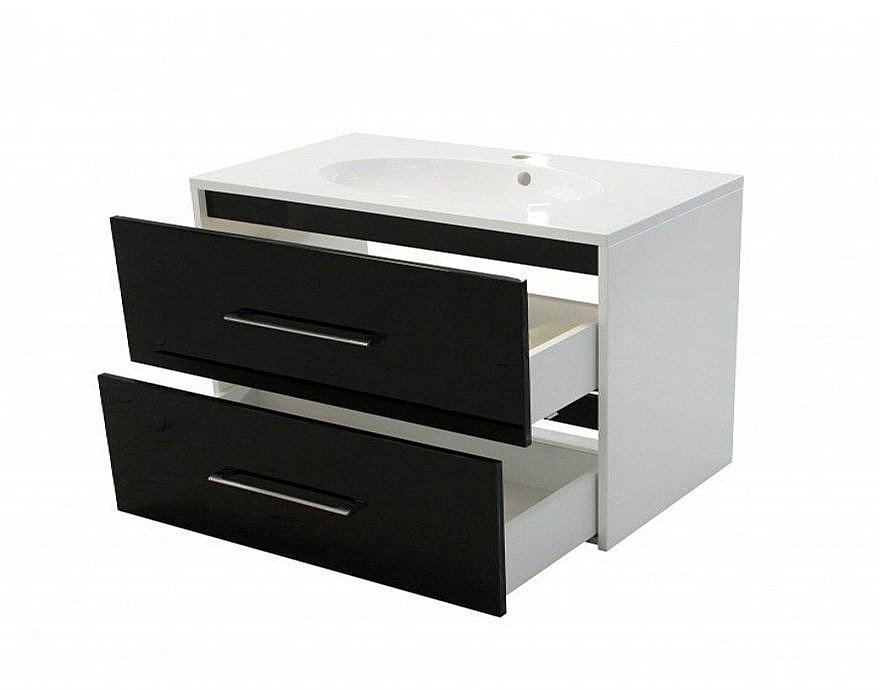 Тумба с раковиной Эстет Vegas 100 белая для ванной в интернет-магазине Sanbest