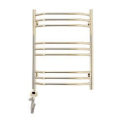 Полотенцесушитель электрический Domoterm Лаура П9 500x700 EL золото левый купить в интернет-магазине сантехники Sanbest