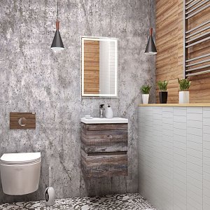 Мебель для ванны Art&Max Family 40 Бетон Экзотик для ванной в интернет-магазине Sanbest