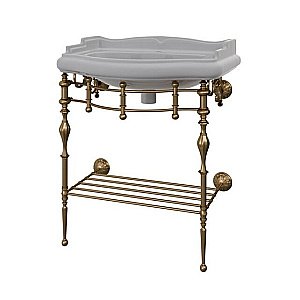 Консоль с раковиной Caprigo  Concol 7060/73 Бронза для ванной в интернет-магазине сантехники Sanbest