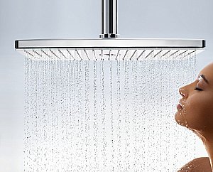 Верхний душ Hansgrohe Rainmaker Select 460 3jet Белый 24006400 купить в интернет-магазине сантехники Sanbest