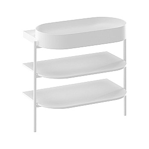 Стеллаж с раковиной Ravak YARD 80 D80000E006 белый матовый для ванной в интернет-магазине сантехники Sanbest