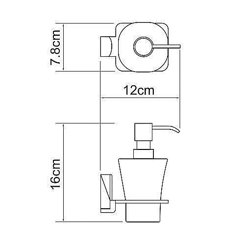 Диспенсер настенный WasserKRAFT Leine К-5099WHITE купить в интернет-магазине сантехники Sanbest