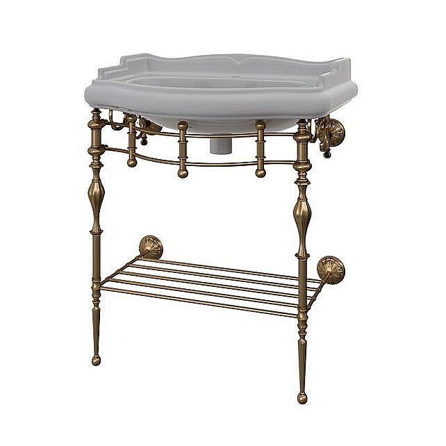 Консоль с раковиной Caprigo  Concol 7060/73 Бронза для ванной в интернет-магазине сантехники Sanbest