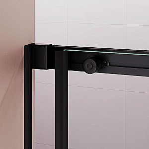 Душевой уголок RGW Leipzig LE-41B (LE-12B + Z-050-2B) 34124191-014 110x80 стекло прозрачное/профиль черный купить в интернет-магазине Sanbest