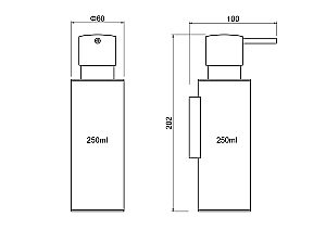 Диспенсер настенный Aquatek Оберон AQ4205CR хром купить в интернет-магазине сантехники Sanbest