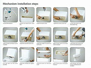 Унитаз напольный Ceramalux TR2170 белый, с крышкой микролифт, слив торнадо купить в интернет-магазине Sanbest