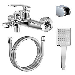 Смеситель для ванны Azario REULEAUX AZ-VWF238296C хром купить в интернет-магазине сантехники Sanbest