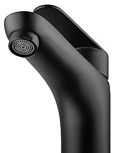 Смеситель для раковины высокий WONZON & WOGHAND ALFA WW-A40232-MB черный матовый купить в интернет-магазине сантехники Sanbest