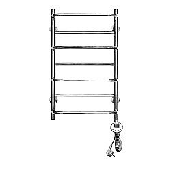 Полотенцесушитель электрический Domoterm Орфей П7 400x700 E хром купить в интернет-магазине сантехники Sanbest