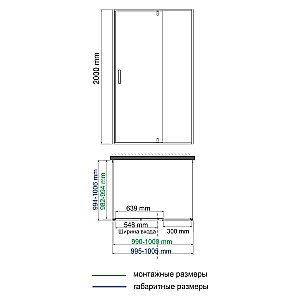 Душевой уголок WasserKRAFT Aisch 55P 55P42 100х100 профиль золото матовое/стекло прозрачное купить в интернет-магазине Sanbest