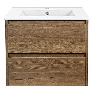 Тумба с раковиной Vincea Gio 60 T.Oak для ванной в интернет-магазине Sanbest