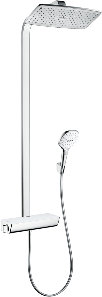 Душевая система Hansgrohe Raindance E Showerpipe 360 1jet EcoSmart 27286400 купить в интернет-магазине сантехники Sanbest