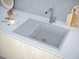 Мойка кухонная Paulmark Verlass PM317850-GRM купить в интернет-магазине сантехники Sanbest