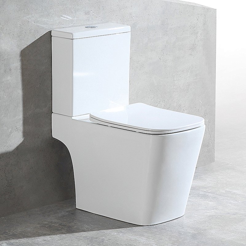 Унитаз напольный Vincea HOPE VT2-201 безободковый, с бачком, с крышкой микролифт, белый купить в интернет-магазине Sanbest