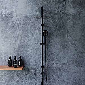 Душевая система Dorff Norma D0712020 черная матовая купить в интернет-магазине сантехники Sanbest