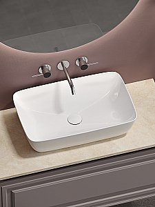 Тумба с раковиной Sancos Very 100 со столешницей, Doha Soft для ванной в интернет-магазине Sanbest