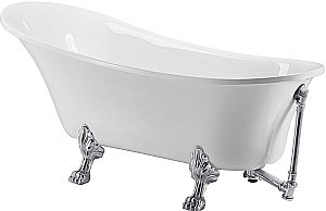 Ванна акриловая Grossman Retro GR-1002 162х71 белая купить в интернет-магазине Sanbest