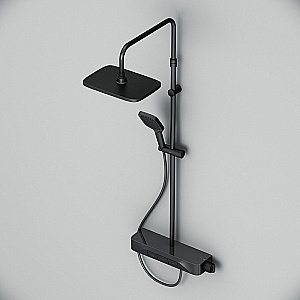 Душевая система AM.PM Func F078F322 черная купить в интернет-магазине сантехники Sanbest