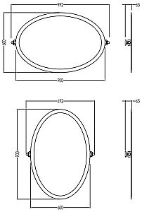 Зеркало Devon&Devon Beauty в ванную от интернет-магазине сантехники Sanbest