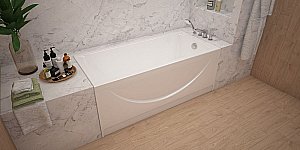 Ванна акриловая Loranto Milton CS00063295Milton 170х70 белая купить в интернет-магазине Sanbest