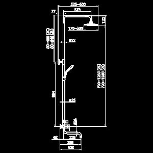 Душевая система Elghansa 2308883-2C (Set-29) хром купить в интернет-магазине сантехники Sanbest