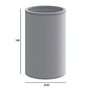 Стакан Boheme Uno 10974-B черный купить в интернет-магазине сантехники Sanbest