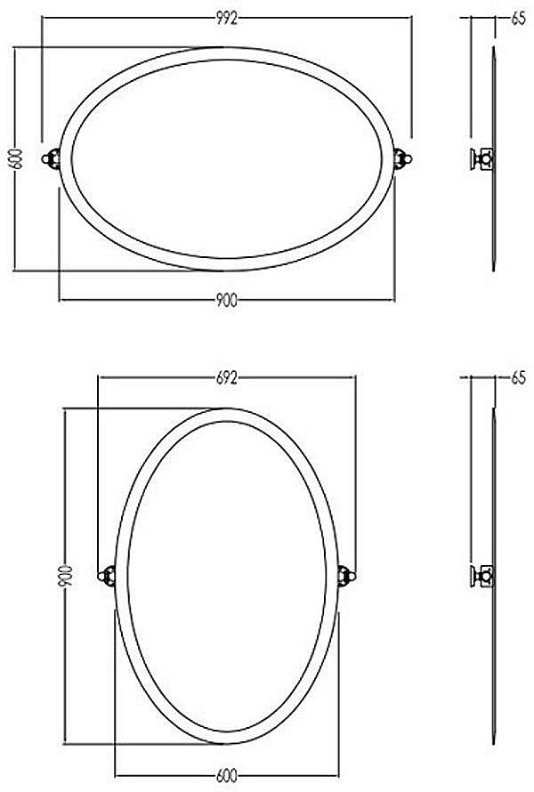 Зеркало Devon&Devon Beauty в ванную от интернет-магазине сантехники Sanbest