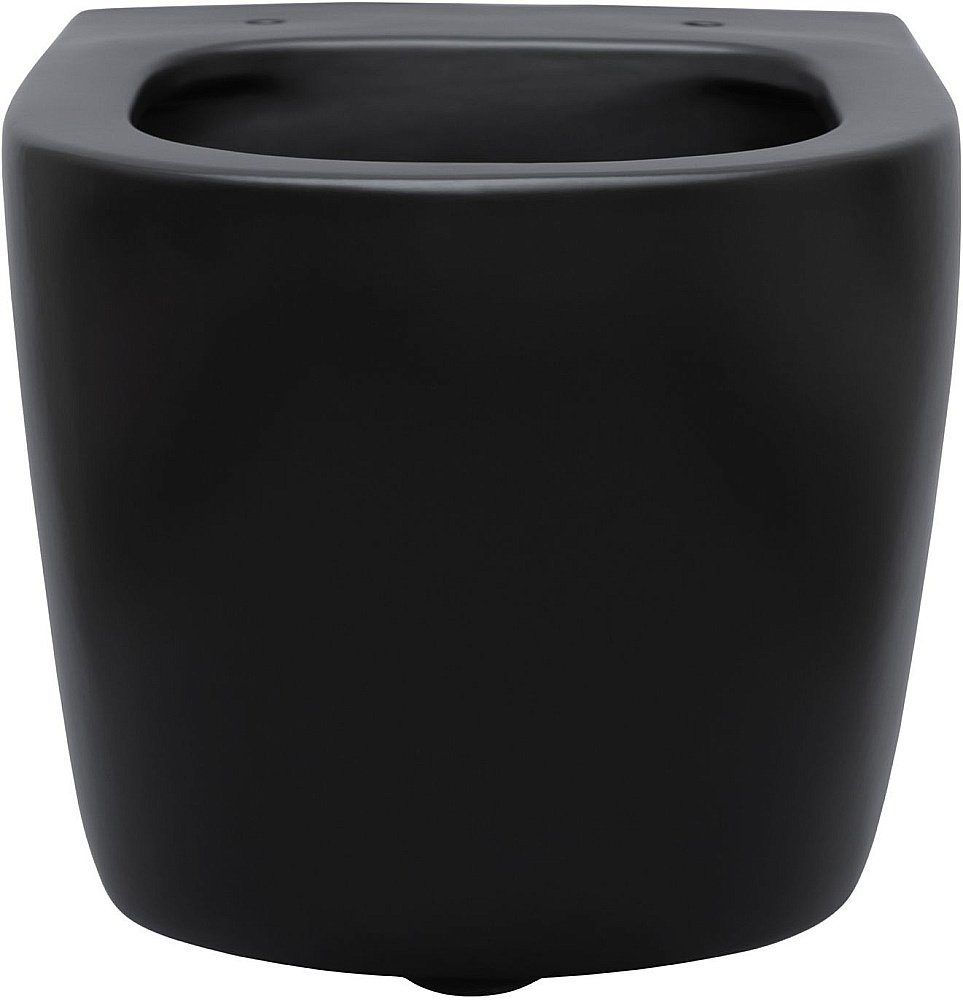 Унитаз подвесной Aquanet Rimless Cetus-BW BL-102N-WHT с крышкой микролифт, безободковый купить в интернет-магазине Sanbest