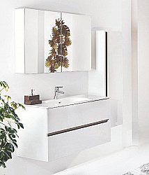 Тумба с раковиной Armadi Art Vallessi 100 белая для ванной в интернет-магазине Sanbest
