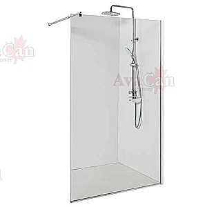 Душевое ограждение AvaCan MC100 профиль хром/стекло прозрачное купить в интернет-магазине Sanbest