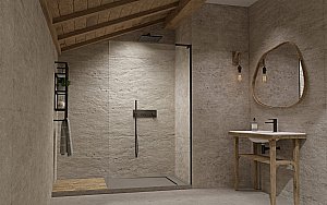 Душевое ограждение Radaway Modo SL Black II 120 стекло прозрачное/профиль черный матовый купить в интернет-магазине Sanbest