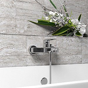 Смеситель для ванны PAINI Nove 09CR111 хром купить в интернет-магазине сантехники Sanbest