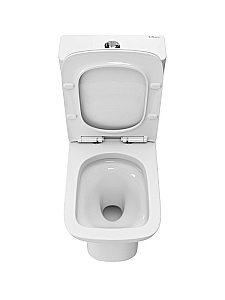 Унитаз-компакт BelBagno ROMANO-TOR BB2803CP/T-TOR/SC белый, с крышкой микролифт, с бачком, безободковый, слив-торнадо купить в интернет-магазине Sanbest